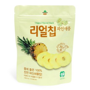 동결건조 파인애플칩 과일칩 리얼칩 20g 산마을, 5개