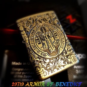 정품 지포라이터 29719 ARMOR ST. BENEDICT 콘스탄틴 지포 zippo