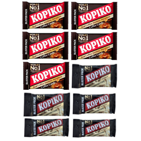코피코 캔디 톡톡 까먹는 캡슐 타입, 슈가프리 커피맛 5팩+카푸치노맛 5팩, 10개, 32g