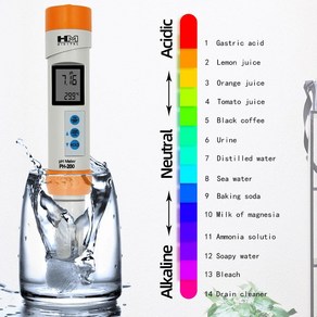 HM 디지털 PH-200 PH 측정기 COM-100 EC TDS 측정기 자동 교정 기능 온도 pH 수질 펜 테스터