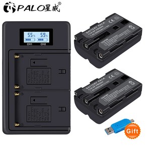 PALO NPFM500H NP FM500H NPFM500H 카메라 배터리 2000mAh 소니 A57 A58 A65 A77 A99 A550 A560 A580 배터리 l10, 2.2 pcs