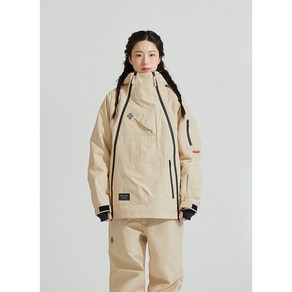 MR 25 JACKET 01 BEIGE 모이라 보드복 자켓 상의 커플 공용 여성 남성 스노우보드복