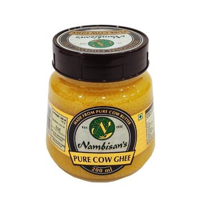 인도정품 Nambisans cow ghee 남비산 퓨어 카우 기버터 200ml, 1개