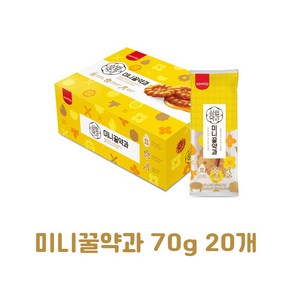 삼립 한과 미니꿀약과 선물세트, 70g, 20개