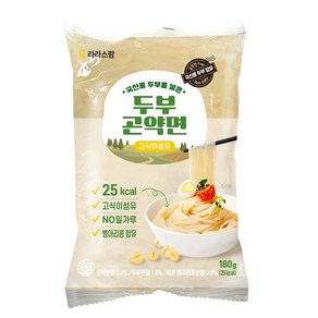 라라스팜 두부곤약면 실곤약 두부분말 병아리콩 180g, 20개