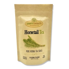 Hosetail Tea - Pue Hebal Tea Seies by Palm Bea 말꼬리 차 - Palm Beach Hebals의 순수 허브차 시리즈(30티백) 100%, 1개, 263.08g