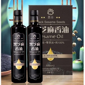 SAMARA 흑임자오일 고소한 검은깨기름 (포장은변경될수있슴) 221123, 500ml, 2개