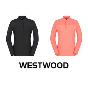 웨스트우드 WESTWOOD 여성 봄 골지 절개라인 집업티 N1/304