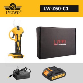 LYUWO 충전식 무선 전정 가위 과일 나무 화분 전기 도구 20V 브러시리스 30MM