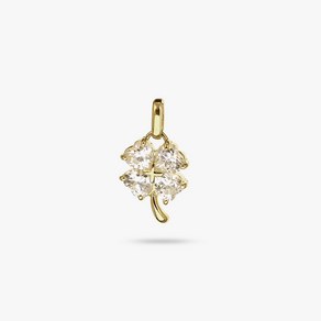 에버링 18K 금 펜던트 토끼풀 하트 네잎 클로버_PQKG8615 gold pendant gift