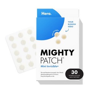 HERO COSMETICS Mighty Patch™ Mini Invisible+ – Extra Small Daytime Hydrocolloid Acne Pimple for Cov