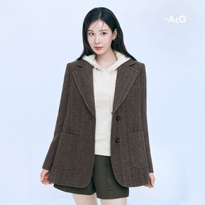 더엣지 [론칭가 99 900원+앱10%↓] 더엣지 24FW 울혼방 보이핏 하프코트