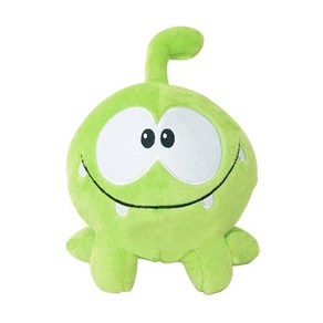 20cm Kawaii om nom 개구리 봉제 인형 밧줄 부드러운 고무 그림 클래식 게임 완구 어린이를위한 사랑스러운 선물 인형, 초록