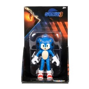 JAKKS Pacific 소닉 더 헤지혹 3 영화 6.4cm(2.5인치) 섀도우 피규어 독점, 1개