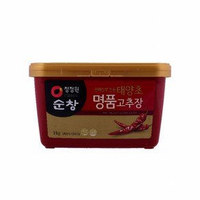 청정원 순창 현미쌀로만든 태양초 명품 고추장3KG, 3kg, 1개