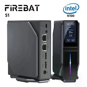 FIREBAT S1 인텔N100 미니PC 게이밍 윈도우11, 512 우리, 16GB