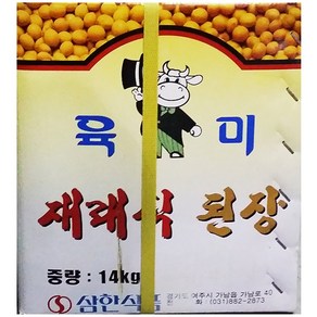 MDF6473 된장 재래식된장 대용량식자재 (14Kg) 육미 된장/재래된장/말통/업소용식자재, 1개, 14kg