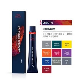 웰라 NEW 콜레스톤 퍼펙트 플러스 80g 신형 염색약 크리에이티브라인 산화제 포함