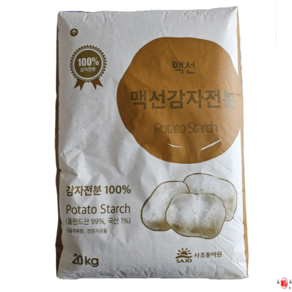 맥선 감자전분 20kg 감자가루, 1개