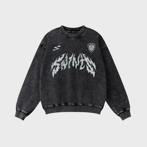 SP_METAL_PIGMENT_OVERFIT_SWEATSHIRT BLACK 세인트페인 맨투맨 SP 메탈 피그먼트 오버핏 스웨트셔츠 L 161452