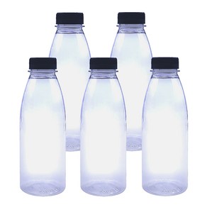 피크닉하우스 우유 보틀병 5p, 혼합 색상, 450ml, 5개