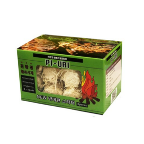 불쏘시개 착화제 피우리 8p, 120g, 1개
