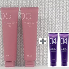 아모스 리페어 CMC 크림 150ml x 2(300ml) + 휴대용 컬링 에센스 40ml x2(80ml) 증정