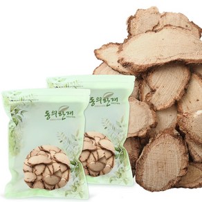 동의한재 슬라이스 대편 국산 송담 소나무 담쟁이넝쿨, 500g, 2개