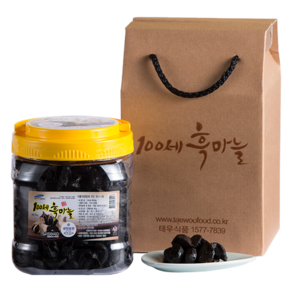 100세 흑마늘 발효 깐흑마늘 1kg, 1개