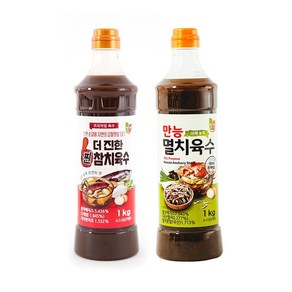 첫맛 만능 멸치육수1kg+참치육수1kg, 1kg, 1세트