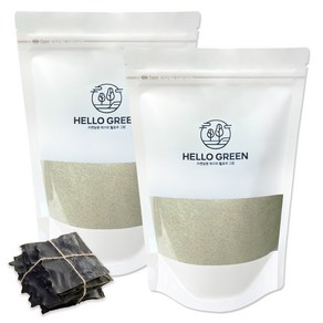 헬로우그린 천연 조미료 국산 완도 다시마 가루 500g(팩), 500g, 2개
