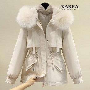 KARRA (77까지)더블플랩퍼후드패딩_KB3WPD059C