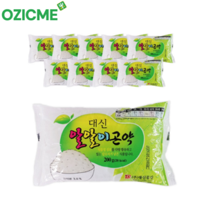 (오직미)곤약쌀 알알이 200g 10팩-100g당 10kcal 대신물산 습식타입곤약, 10개