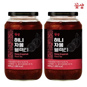 꽃샘 허니 자몽블랙티, 800g, 2개