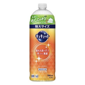 큐큣토 주방세제 거품이 팍! 오렌지향 리필용 700ml