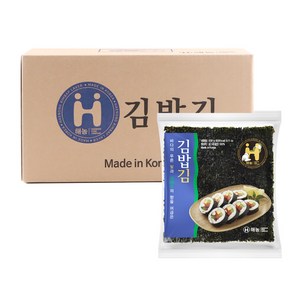 해농 김밥김 일반 업소용 대용량 구운김밥용김, 20개, 230g