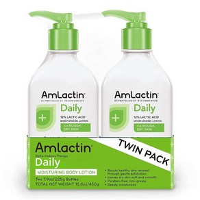 암락틴 바디로션 젖산 로션 데일리 모이스처라이징 225g 2팩 AmLactin, 2개