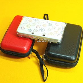 [188]닌텐도 NEW 3DS(뉴작다수) 3DS(구작다수) DS LITE GBA GBC 고급 프리미엄 하드 파우치, 1개, 다크 블랙, NEW 3DS 프리미엄 파우치