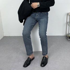 남자 청바지 스판 히든밴딩 10부 데미지 워싱 데님 진 연청 중청 진청 흑청 4colo