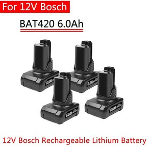 로봇 청소기 배터리 진동 호환(교체) 긴수명 리튬 이온 Ersatz Bosch BAT411 BAT412 BAT413 BAT414 108 V 무선 전원 12V 60 Ah BAT42