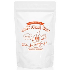 와브 셀프 브라질리언 왁싱 비키니 겨드랑이 비즈 하드 제모, 200g, 1개