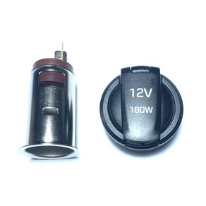 KDsafe 국산 대용량 DIY 차량용 시거소켓 12V 180W 세로형, 1개