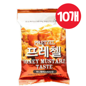 프레첼 허니향 머스타드맛, 85g, 10개