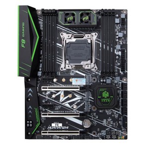 HUANANZHI X99 F8 LGA 2011-3 XEON X99 마더보드 인텔 E5 2676 V3 지지대 DDR4 RECC NON-ECC 메모리 콤보, 한개옵션0, 한개옵션2