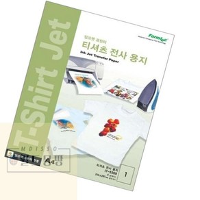 컴엔제이 티셔츠 전사용지 A4 5매 의류전사용지