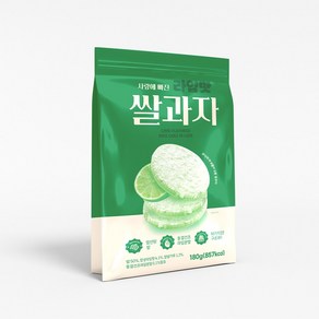 사랑에 빠진 라임맛 쌀과자 180g, 1개