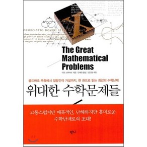 위대한 수학문제들:골드바흐 추측에서 질량간극 가설까지 한 권으로 읽는 최강의 수학난제, 반니, 이언 스튜어트 저/안재권 역