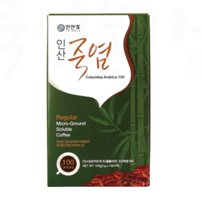 인산가 죽염커피 아메리카노 100개 + 맛보기 9회죽염건빵 1봉 증정 죽염본가 인산죽염 [정품 판매자 사업자번호: 660-58-00496]