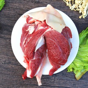 [대국맛짱] 청정지역 보신용 껍데기있는 염소고기 [뼈없는정육] 1kg (일요일&당일발송), 1개