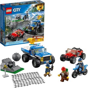 레고테크닉 레고스타워즈 레고프렌즈 파워정품 LEGO City Dirt Road Pursuit 60172 Building Kit (297 Pieces) (Discontinued by